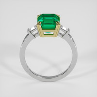 2.79 Ct. Emerald Ring, 18K Yellow & White 3