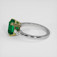 2.79 Ct. Emerald Ring, 18K Yellow & White 4