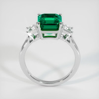 3.01 Ct. Emerald Ring, Platinum 950 3