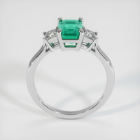 1.09 Ct. Emerald Ring, Platinum 950 3