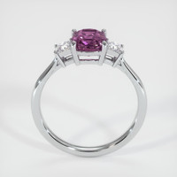 1.37 Ct. Pinkish Purple Sapphire Ring, Platinum 950 3