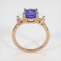 3.00 Ct. Color Change Sapphire Ring, 14K Rose Gold 3