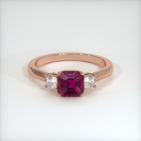 1.53 Ct. Sapphire Ring, 14K Rose Gold 1