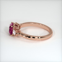1.53 Ct. Sapphire Ring, 14K Rose Gold 4