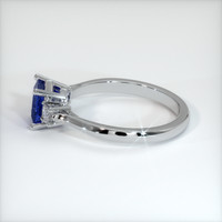 1.33 Ct. Blue Sapphire Ring, 10K White Gold 4