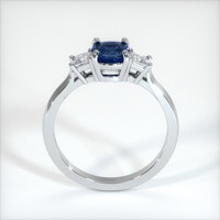 0.95 Ct. Blue Sapphire Ring, 10K White Gold 3