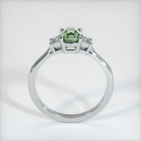 0.89 Ct. Green Sapphire Ring, 10K White Gold 3