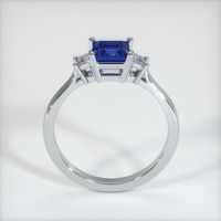 1.33 Ct. Blue Sapphire Ring, 14K White Gold 3