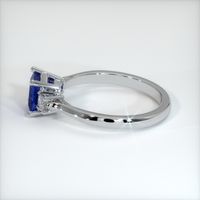 1.33 Ct. Blue Sapphire Ring, 14K White Gold 4