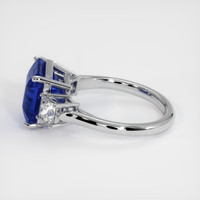 4.08 Ct. Sapphire Ring, 14K White Gold 4