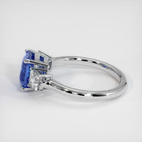 2.08 Ct. Sapphire Ring, 14K White Gold 4