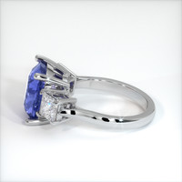 4.49 Ct. Blue Sapphire Ring, 18K White Gold 4
