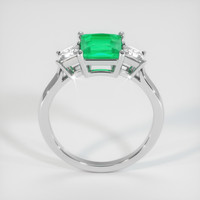 1.18 Ct. Emerald Ring, 18K White Gold 3