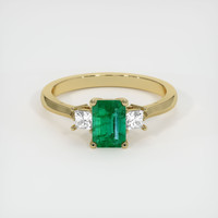 Emerald Ring 1.21 Ct. 18K Yellow Gold Preview