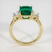 2.85 Ct. Emerald Ring, 18K Yellow Gold 3