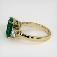 2.85 Ct. Emerald Ring, 18K Yellow Gold 4