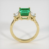 2.28 Ct. Emerald Ring, 18K Yellow Gold 3