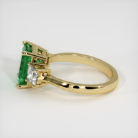 2.28 Ct. Emerald Ring, 18K Yellow Gold 4