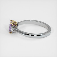 0.61 Ct. Sapphire Ring, 18K Yellow & White 4