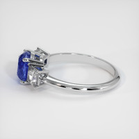 2.04 Ct. Blue Sapphire Ring, Platinum 950 4