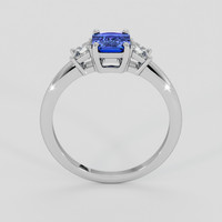 1.08 Ct. Blue Sapphire Ring, 10K White Gold 3