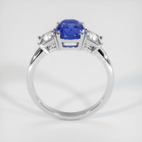 2.04 Ct. Blue Sapphire Ring, 14K White Gold 3