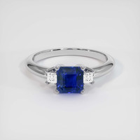 1.57 Ct. Sapphire Ring, 14K White Gold 1