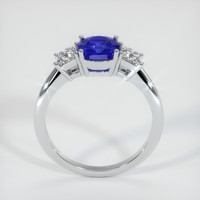 2.00 Ct. Sapphire Ring, 14K White Gold 3