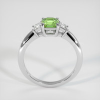 1.20 Ct. Green Sapphire Ring, 14K White Gold 3