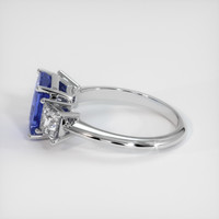 3.44 Ct. Sapphire Ring, 18K White Gold 4