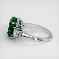 4.85 Ct. Emerald Ring, 18K White Gold 4