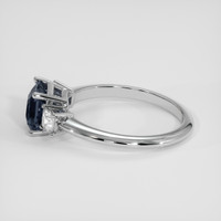 1.60 Ct. Violet Spinel Ring, 18K White Gold 4