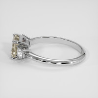 1.27 Ct. Multi Color Tourmaline Ring, 18K White Gold 4