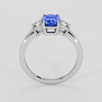 1.66 Ct. Blue Sapphire Ring, 18K White Gold 3