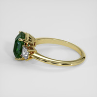 4.55 Ct. Green Sapphire Ring, 14K Yellow Gold 4