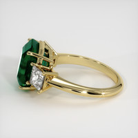 4.85 Ct. Emerald Ring, 18K Yellow Gold 4