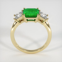 1.98 Ct. Emerald Ring, 18K Yellow Gold 3