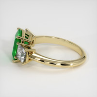 1.98 Ct. Emerald Ring, 18K Yellow Gold 4