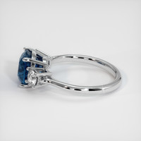 2.68 Ct. Sapphire Ring, Platinum 950 4