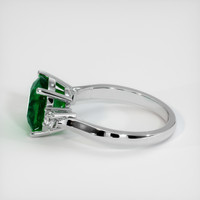 2.62 Ct. Emerald Ring, Platinum 950 4