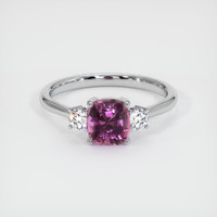 1.37 Ct. Sapphire Ring, Platinum 950 1