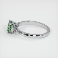 0.90 Ct. Green Sapphire Ring, Platinum 950 4