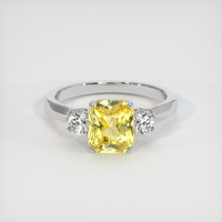 3.56 Ct. Sapphire Ring, 14K White Gold 1