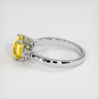 3.56 Ct. Sapphire Ring, 14K White Gold 4