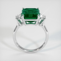5.09 Ct. Emerald Ring, 18K White Gold 3
