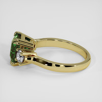 3.17 Ct. Green Sapphire Ring, 14K Yellow Gold 4