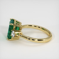 3.05 Ct. Emerald Ring, 18K Yellow Gold 4