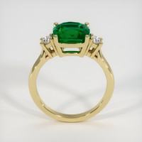 2.62 Ct. Emerald Ring, 18K Yellow Gold 3