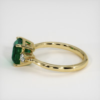 1.93 Ct. Emerald Ring, 18K Yellow Gold 4