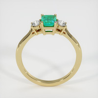 Emerald Ring 0.74 Ct. 18K Yellow Gold Preview